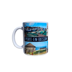 Tasse Panorama Port-en-Bessin – Port & Tour Vauban