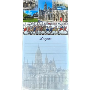 Carnet Bayeux – Cathédrale et Tapisserie, avec crayon
