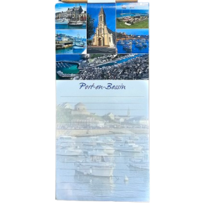 Carnet Port-en-Bessin – Bloc-notes photos avec crayon