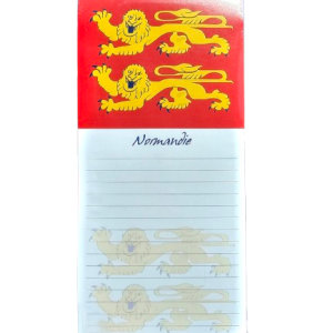 Bloc-notes Normandie – Avec crayon et blason régional