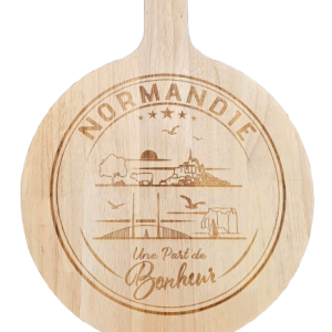 Planche à découper Normandie – “Une part de bonheur”