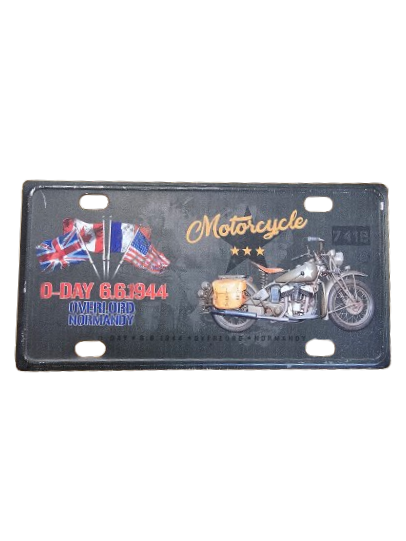 Plaque "D-Day Motorcycle"