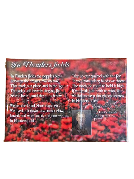 Magnet "In Flanders fields"
