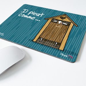 Tapis de souris Heula – Il pleut comme...