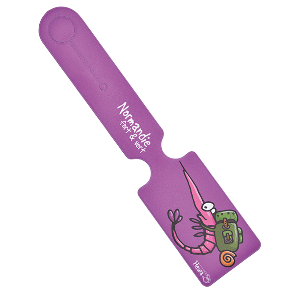 Étiquette bagage originale Heula – Modèle Crevette