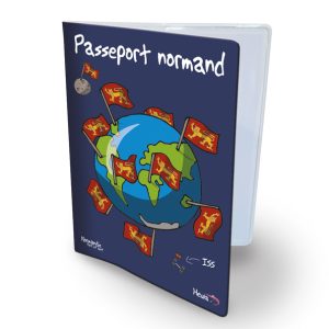 Protège passeport original – Modèle "Passeport normand" Heula